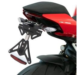 Barracuda License Plater for Ducati Streetfighter V2 21-23 adjustable (for original indicators)