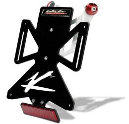 Valtermoto License Plate for Ducati Monster 696 08-14 adjustable with rear stop Model Extreme with retroreflector