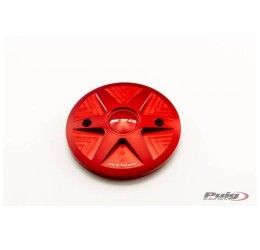 Complete kit engine protection alu7075 Puig for Yamaha T-Max 530 12-16 red color