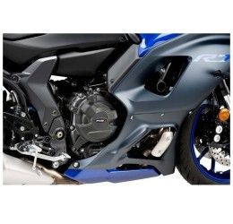 Complete kit engine protection TRACK version Puig for Yamaha R7 22-25 black color