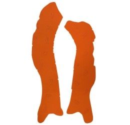 Vibram rubber frame guards for KTM 250 SX 16-21 orange color