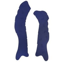 Vibram rubber frame guards for Husqvarna TX 125 17-18 blue color