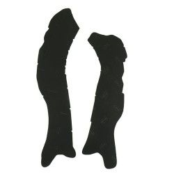 Vibram rubber frame guards for Husqvarna TC 125 16-18 black color