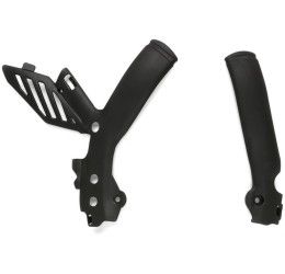UFO frame guards for KTM 500 EXC-F 2011 - Color Black-001