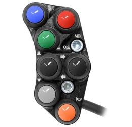 Left handlebar switch Street Jetprime for Aprilia Tuono V4 1100 RR 17-20