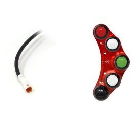 Left handlebar switch Street Jetprime Red for Ducati Hypermotard 698 24-25