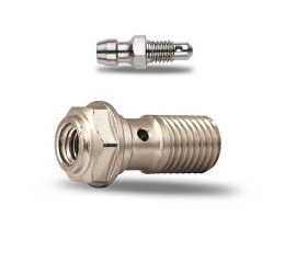 Brake fitting with bleeder Brembo single M10 x 1.25mm