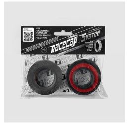 Racecap System Front wheel for KTM 300 EXC TPI 18-23 color black (kit Caps + FLC dust cover)