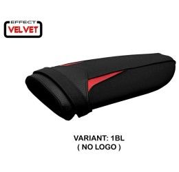 Seat cover passenger TappezzeriaItalia Soma Velvet model for MV Agusta F4 1000 RR 01-09