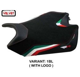 Seat cover TappezzeriaItalia Torino velvet model for Aprilia RSV4 1100 RR 19-20
