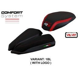 Seat cover TappezzeriaItalia Meilan velvet comfort system model for MV Agusta Brutale 1000 RR