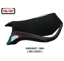 Seat cover TappezzeriaItalia Natori Trico Velvet model for MV Agusta F4 1000 RR 01-09