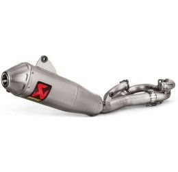 Akrapovic Evolution complete exhaust system no street legal with titanium pipes and silencer for Fantic XEF 450 22-23 (meet FIM noise limits)