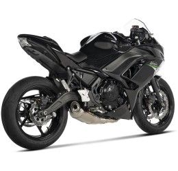 Akrapovic Racing complete exhaust system no street legal with stainless steel pipes and titanium silencer Kawasaki Ninja 650 17-25