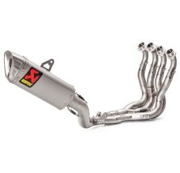 Akrapovic Racing complete exhaust system no street legal with stainless steel pipes and titanium silencer for Suzuki GSX-R 1000 17-24