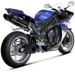 Akrapovic Evolution complete exhaust system no street legal with titanium pipes and carbon silencers for Yamaha R1 09-14