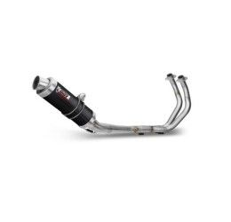 Mivv GP exhaust high up street legal carbon for Yamaha MT-07 14-24