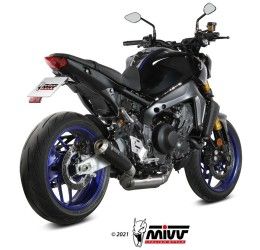 Mivv X-M1 exhaust high up street legal black stainless steel for Yamaha MT-09 21-23