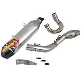 FMF Factory 4.1 RCT complete exhaust system with MegaBomb Stainless Steel pipe and Aluminum silencer with end cap Carbon GasGas EC 250 F 2021