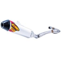 FMF Factory 4.1 RCT complete exhaust system with MegaBomb Stainless Steel pipe and Aluminum silencer with carbon end cap Honda CRF 450 R 21-24