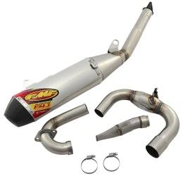 FMF Factory 4.1 RCT complete exhaust system with MegaBomb Stainless Steel pipe and Aluminum silencer with end cap Carbon Yamaha YZ 250 F 19-24