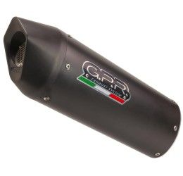 GPR furore evo4 nero exhaust street legal with catalyst for BMW G 310 GS 17-20