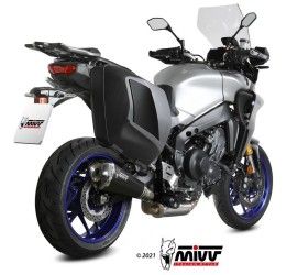 Mivv DELTA RACE exhaust street legal black stainless steel for Yamaha MT-09 Tracer 900 GT 21-23