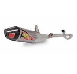 Pro Circuit T-6 complete exhaust system with Stainless Steel pipe and silencer with Honda CRF 250 R 2022