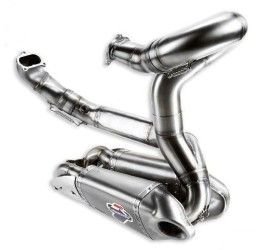 Termignoni complete exhaust system no street legal with stainless steel headers and titanium silencers for Ducati 1199 Panigale 12-14 (2 Silencers)