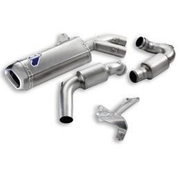 Termignoni complete exhaust system no street legal with stainless steel headers and titanium silencer for Ducati Multistrada 1200 15-17