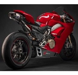 Termignoni 4 USCITE complete exhaust system no street legal with titanium pipes and titanium silencer with carbon end cap for Ducati Panigale V4 R 19-22