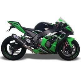Termignoni complete exhaust system no street legal with titanium CuNb pipes and carbon silencer for Kawasaki ZX-10R 16-19