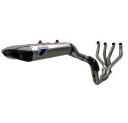 Termignoni complete exhaust no street legal with titanium CuNb pipes and titanium silencers with carbon end cap for MV Agusta F4 1000 10-19 (2 silencers)