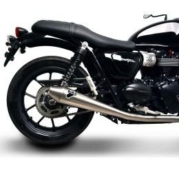 Termignoni complete exhaust system no street legal with stainless steel pipes and silencer for Triumph Street Twin 900 16-20