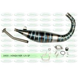 Jollymoto exhaust Honda NSR 125 R SP 91-93 without silencers