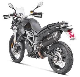 Akrapovic exhaust street legal black lined titanium for BMW F 700 GS 2017