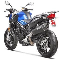 Akrapovic exhaust street legal black lined titanium for BMW F 800 R 17-19