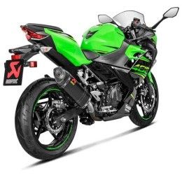 Akrapovic exhaust no street legal carbon for Kawasaki Ninja 400 18-25