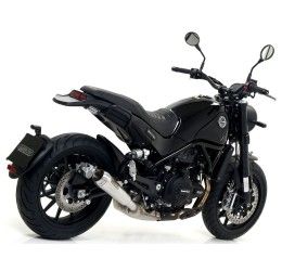 Arrow Pro-Race nichrom exhaust street legal stainless steel for Benelli Leoncino 500 17-20