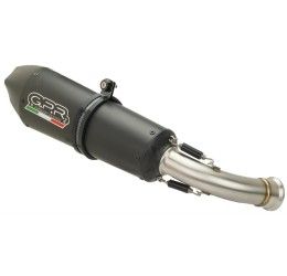 GPR gp evo4 black titanium exhaust street legal with catalyst for Ducati Hypermotard 939 16-18