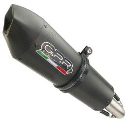GPR gp evo4 black titanium exhaust street legal for Ducati Multistrada 950 21-23