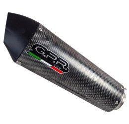 GPR gp evo4 poppy exhaust street legal with catalyst for Ducati Hypermotard 939 16-18