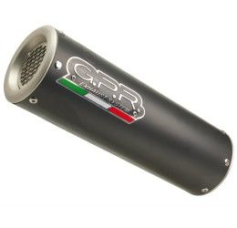 GPR m3 black titanium exhaust street legal with catalyst for CFMoto 650 MT 19-20
