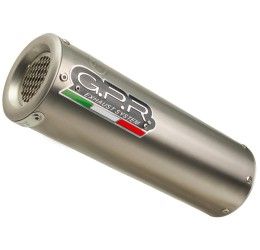 GPR m3 titanium natural exhaust street legal for Benelli BN 302 17-18