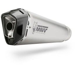 Mivv DELTA RACE exhaust street legal stainless steel for Kymco AK 550 17-20