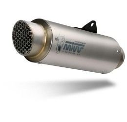 Mivv GPpro exhaust street legal titanium for Ducati Monster 1200 14-16
