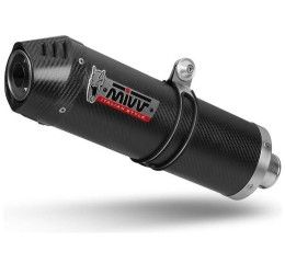 Mivv OVAL exhaust street legal carbon with carbon cap for KTM 790 Adventure 19-24