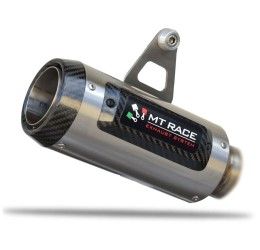 MT RACE GP-3 exhaust street legal BLACK TITANIUM with CARBON end cap for Yamaha MT-10 16-24