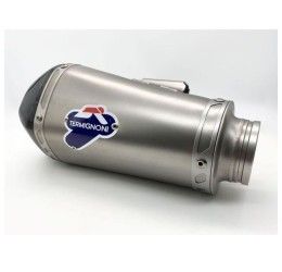 Termignoni exhaust no street legal stainless steel with carbon end cap for Kawasaki ZX-4RR 24-25