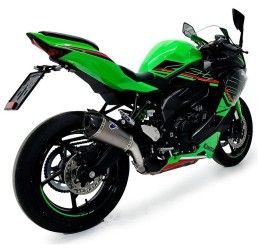 Termignoni exhaust no street legal titanium with carbon end cap for Kawasaki ZX-4RR 24-25